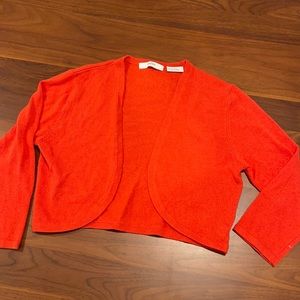 Neiman Marcus Cashmere Collection Cardigan Shrug